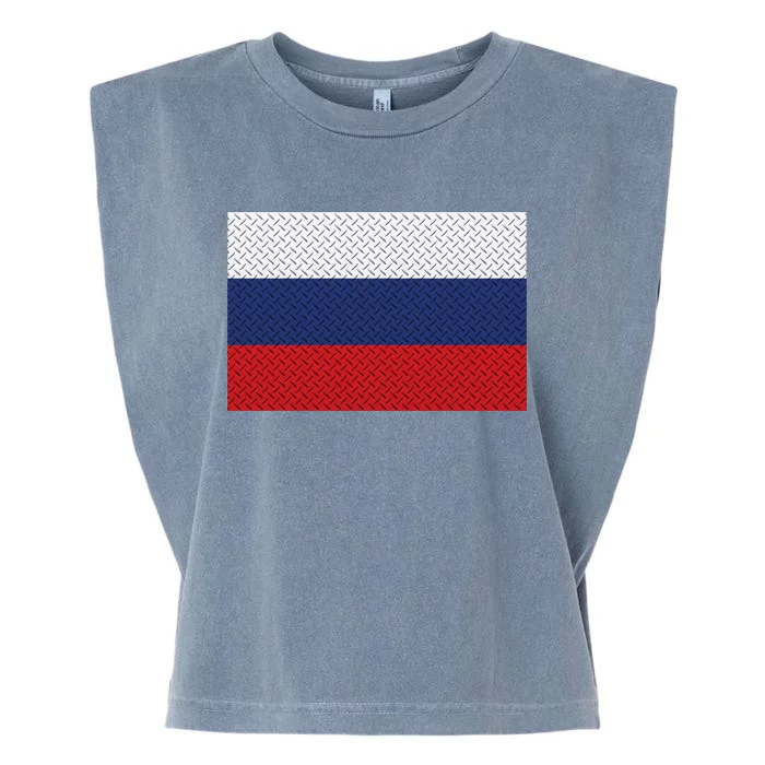 Russian Metal Flag Garment-Dyed Women's Muscle Tee