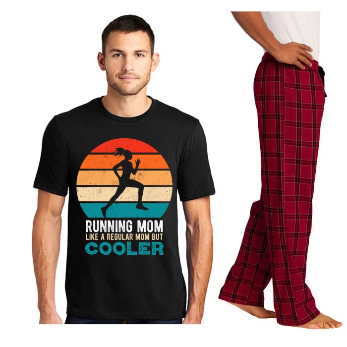 Running Mom Funny Marathon Runner Mother's Day Gift Pajama Set