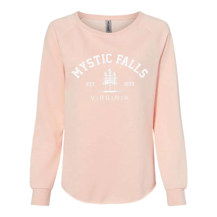 Retro Mystic Falls Virginia For Man Woman Womens California Wash Sweatshirt