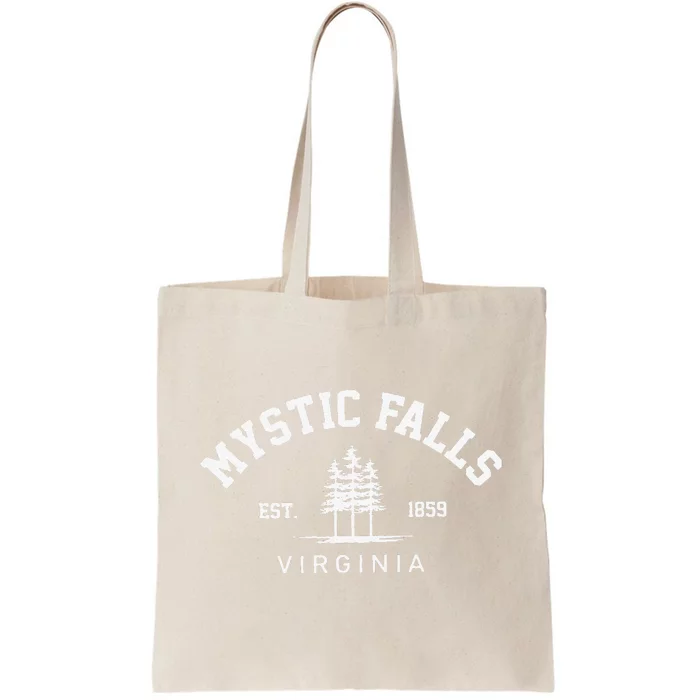 Retro Mystic Falls Virginia For Man Woman Tote Bag