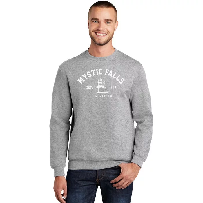 Retro Mystic Falls Virginia For Man Woman Tall Sweatshirt