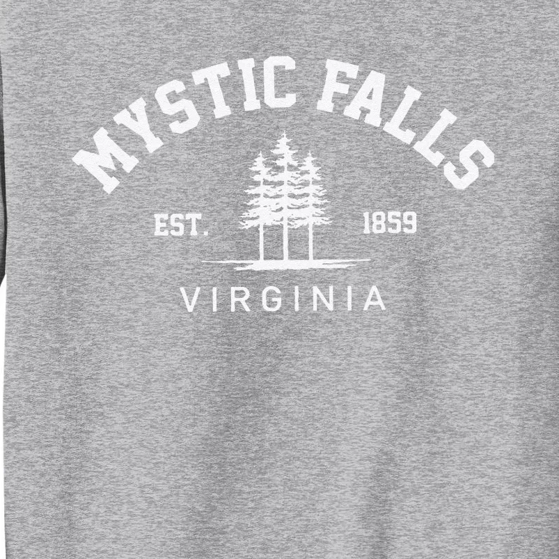 Retro Mystic Falls Virginia For Man Woman Tall Sweatshirt