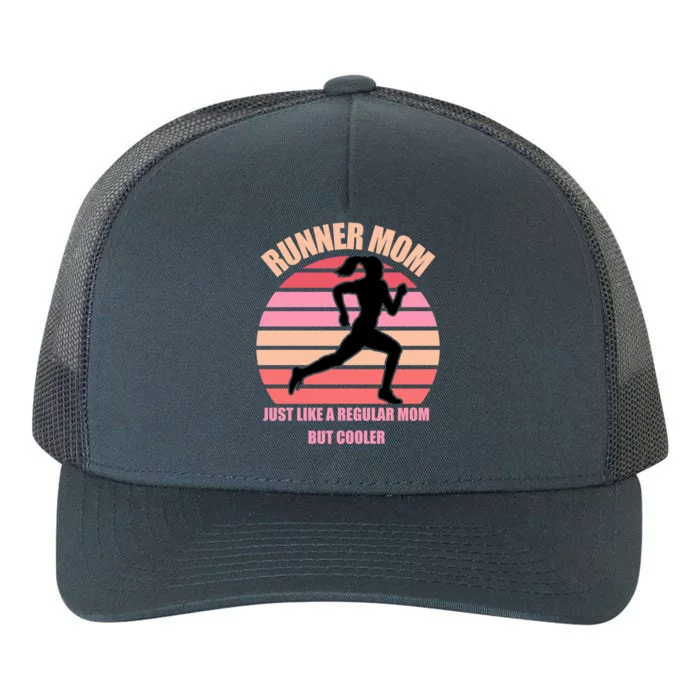 Runner Mom Funny Marathon Running Jogging Mothers Day Gift Yupoong Adult 5-Panel Trucker Hat