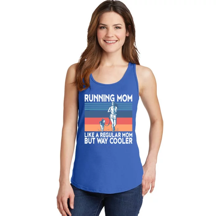 Runner Mom Funny Marathon Running Jogging Gift Ladies Essential Tank