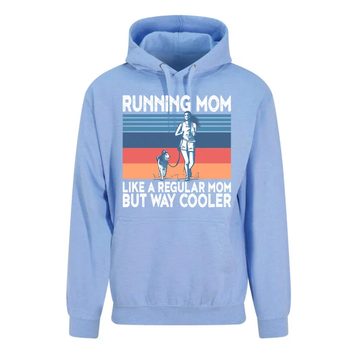 Runner Mom Funny Marathon Running Jogging Gift Unisex Surf Hoodie