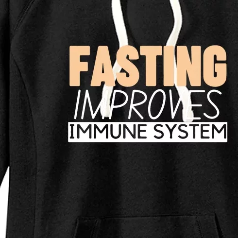 Ramadan Mubarak Fasting Improves Immune System Ramadan Gift Women's Fleece Hoodie