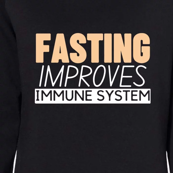 Ramadan Mubarak Fasting Improves Immune System Ramadan Gift Womens California Wash Sweatshirt