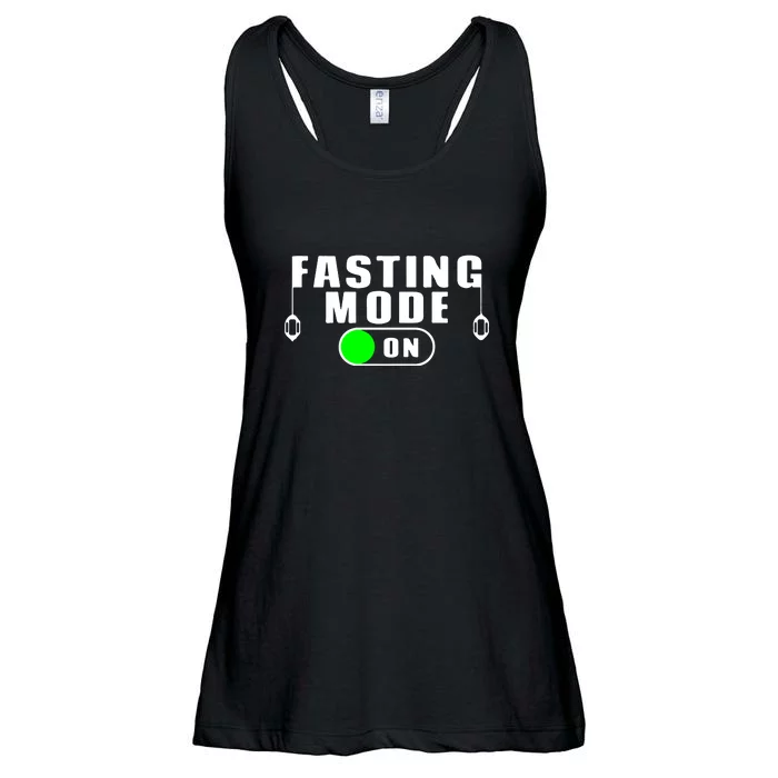 Ramadan Mubarak Fasting Mode On Ramadan Gift Ladies Essential Flowy Tank