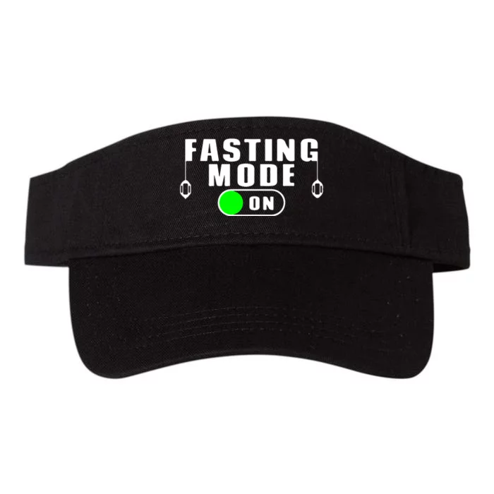 Ramadan Mubarak Fasting Mode On Ramadan Gift Valucap Bio-Washed Visor