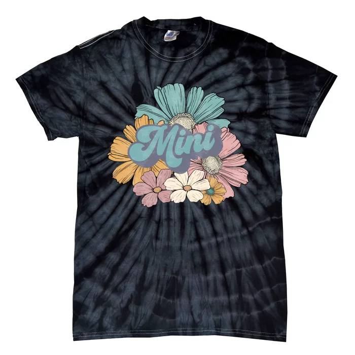 Retro Mini Floral Vintage Mom Flower Tie-Dye T-Shirt