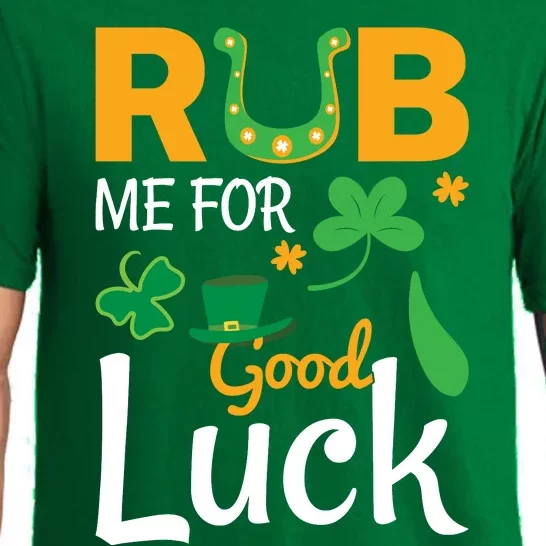 Rub Me For Good Luck St Patricks Day Pajama Set