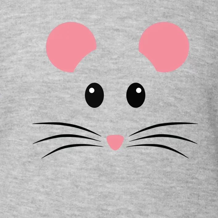 Rat Mouse Face Costume Funny Halloween Toddler Sweatshirt