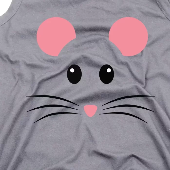 Rat Mouse Face Costume Funny Halloween Tank Top