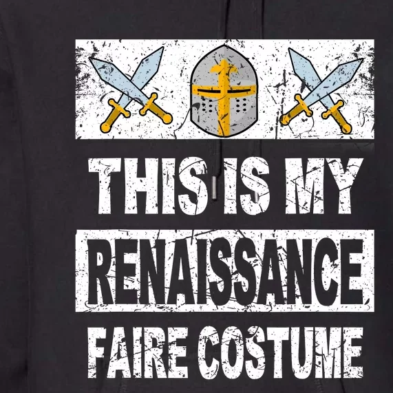 Retro Medieval Fest Renaissance Faire Costume Premium Hoodie