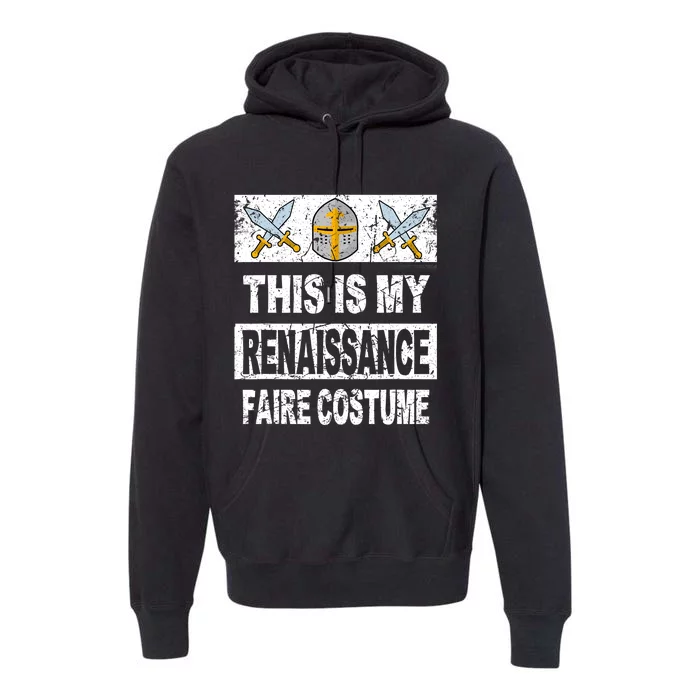 Retro Medieval Fest Renaissance Faire Costume Premium Hoodie