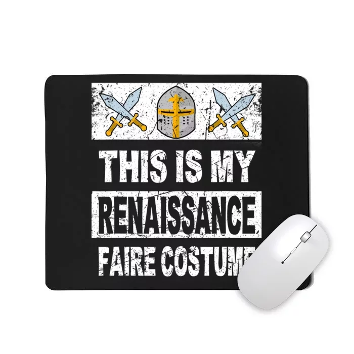 Retro Medieval Fest Renaissance Faire Costume Mousepad