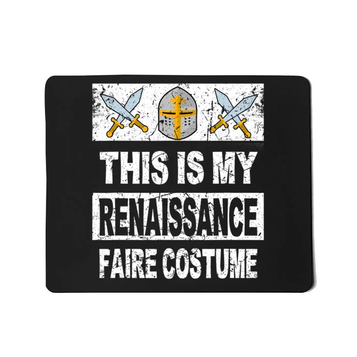 Retro Medieval Fest Renaissance Faire Costume Mousepad