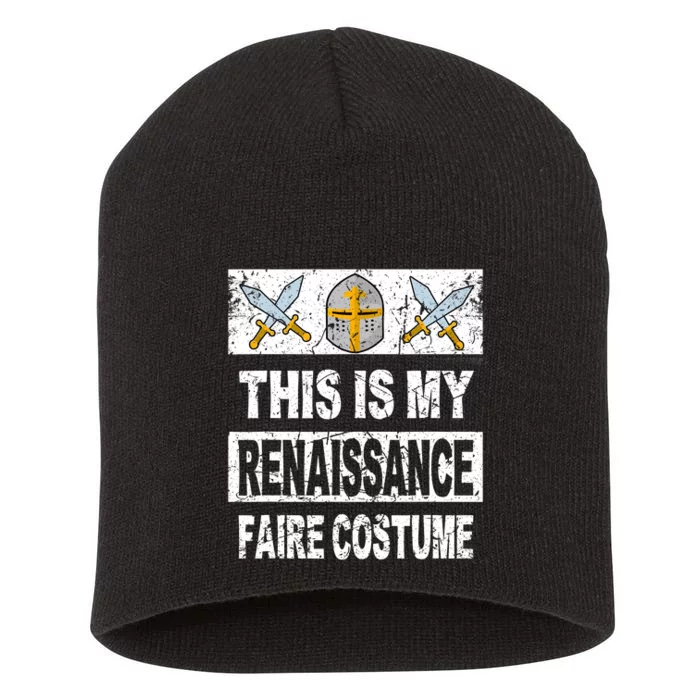 Retro Medieval Fest Renaissance Faire Costume Short Acrylic Beanie