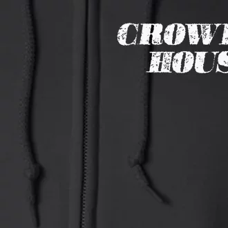 Retro Music Fun Crowded House S Tops Full Zip Hoodie