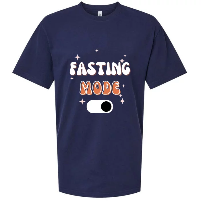 Ramadan Mubarak Fasting Mode On Gift Sueded Cloud Jersey T-Shirt