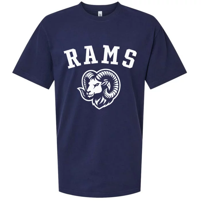 Rams Mascot For Players And Fans Sueded Cloud Jersey T-Shirt