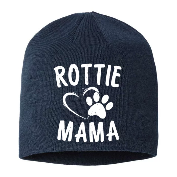 Rottie Mama Gift Dog Lover Apparel Pet Owner Rottweiler Mom 8 1/2in Sustainable Knit Beanie