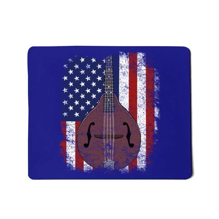 Retro Mandolin Gift Vintage Country Music Bluegrass Mandolin Gift Mousepad