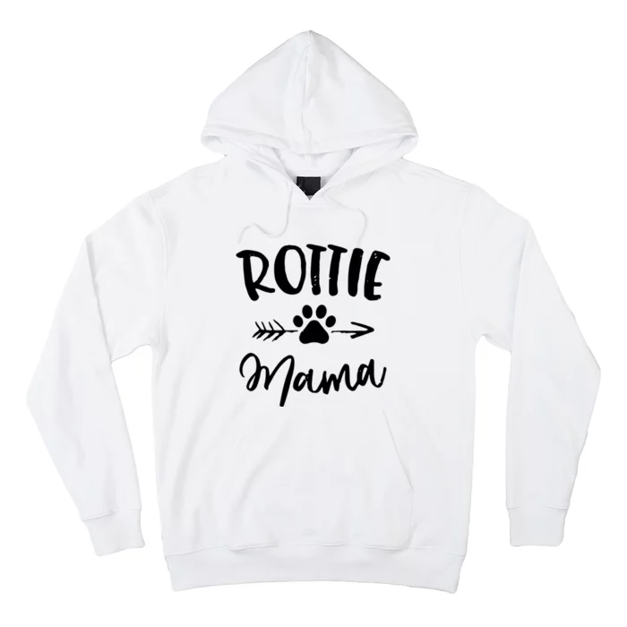 Rottie Mama Gifts Rottweiler Lover Owner Gifts Dog Mom Hoodie