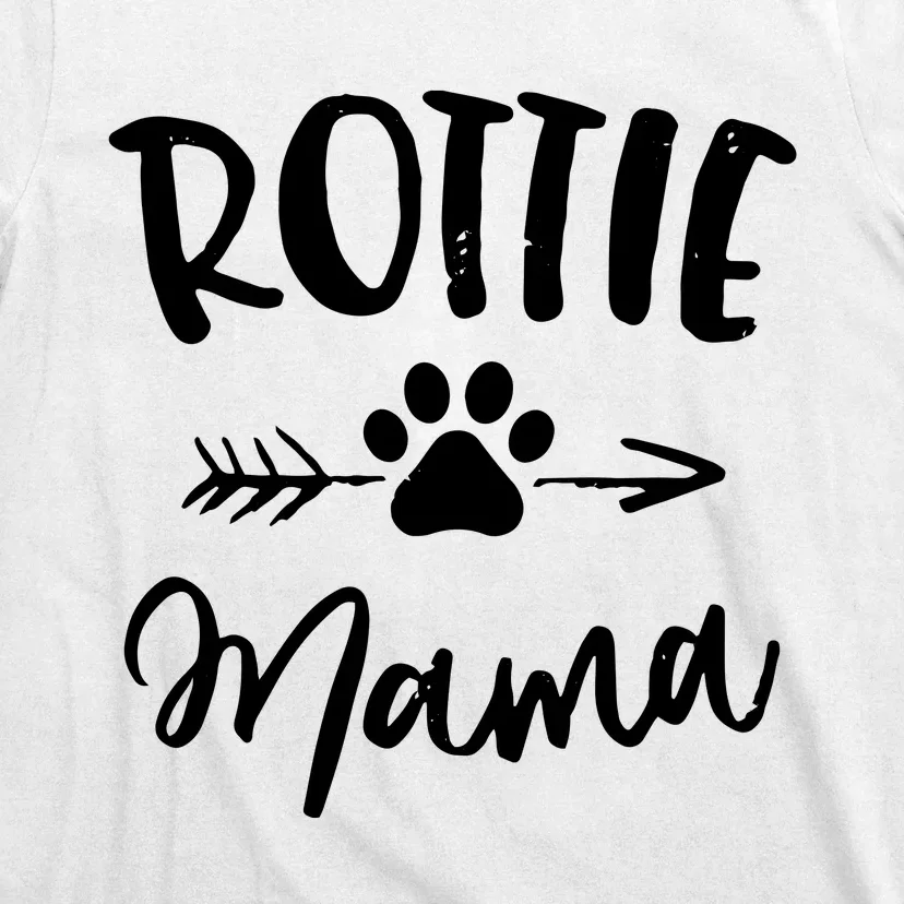 Rottie Mama Gifts Rottweiler Lover Owner Gifts Dog Mom T-Shirt