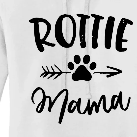 Rottie Mama Gifts Rottweiler Lover Owner Gifts Dog Mom Women's Pullover Hoodie