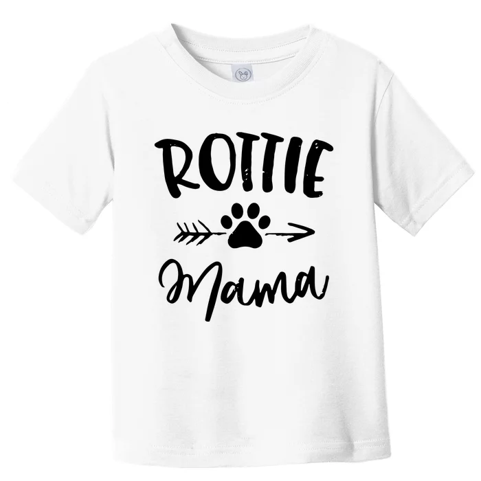 Rottie Mama Gifts Rottweiler Lover Owner Gifts Dog Mom Toddler T-Shirt