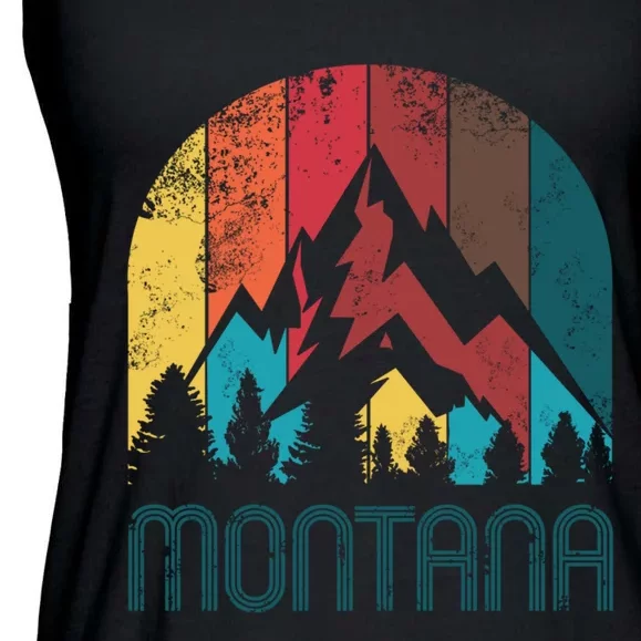 Retro Montana Gift For Men Women And Kids Ladies Essential Flowy Tank