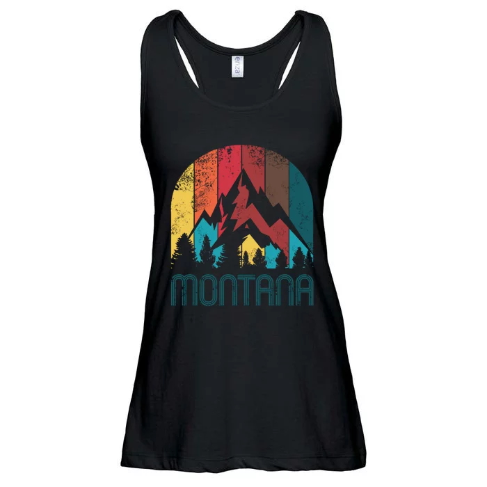 Retro Montana Gift For Men Women And Kids Ladies Essential Flowy Tank