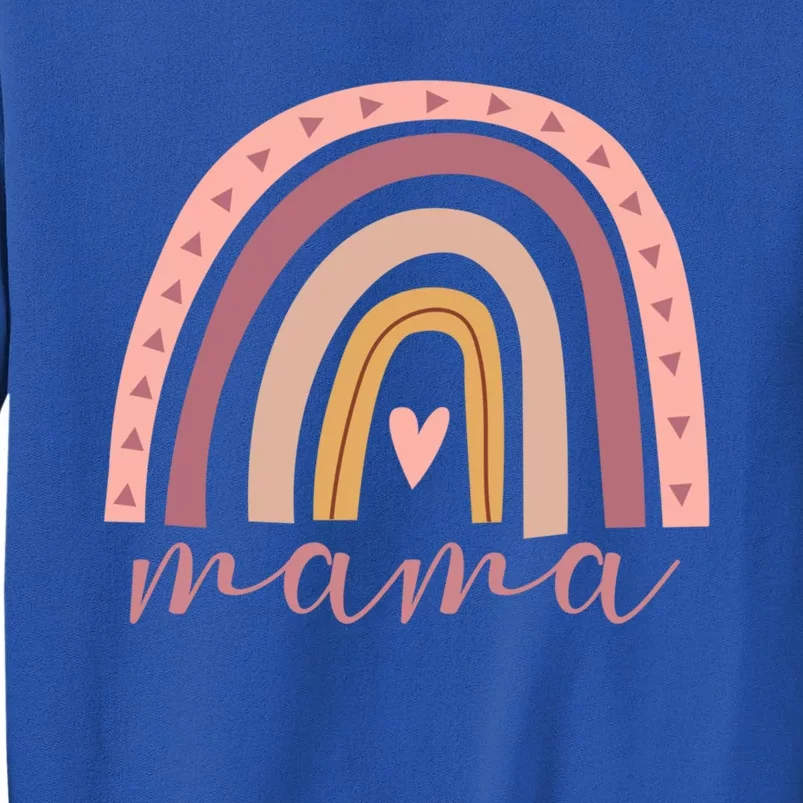 Rainbow Mama Gift Mothers Day New Mom Life Miracle Boho Gift Sweatshirt