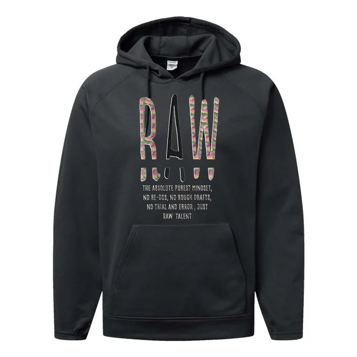 Raw Mindset Graphic Performance Fleece Hoodie