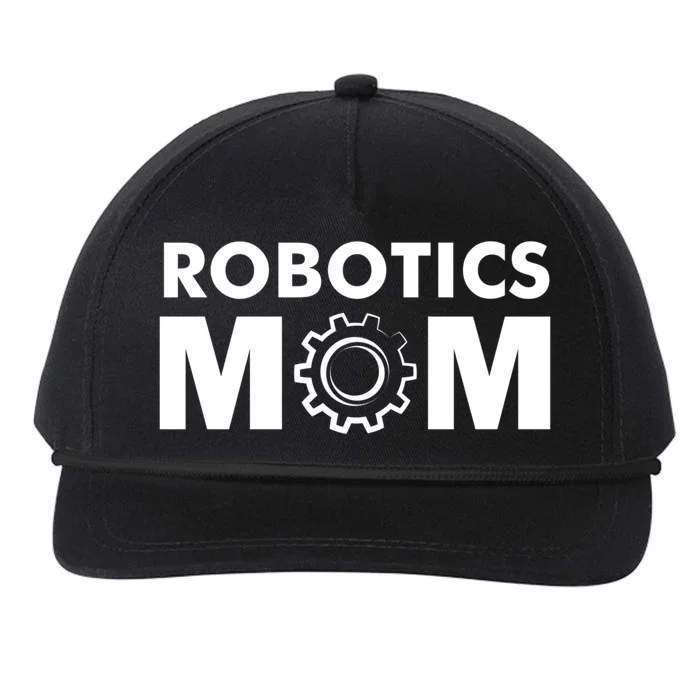 Robotics Mom Gift Funny Gift S Robot Gift Snapback Five-Panel Rope Hat