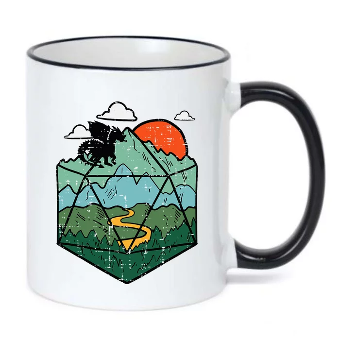 Rpg Mountain Gamer Black Color Changing Mug