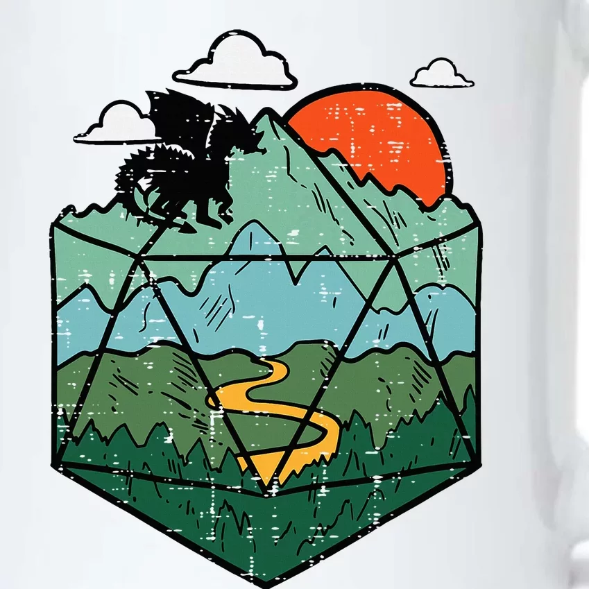 Rpg Mountain Gamer Black Color Changing Mug