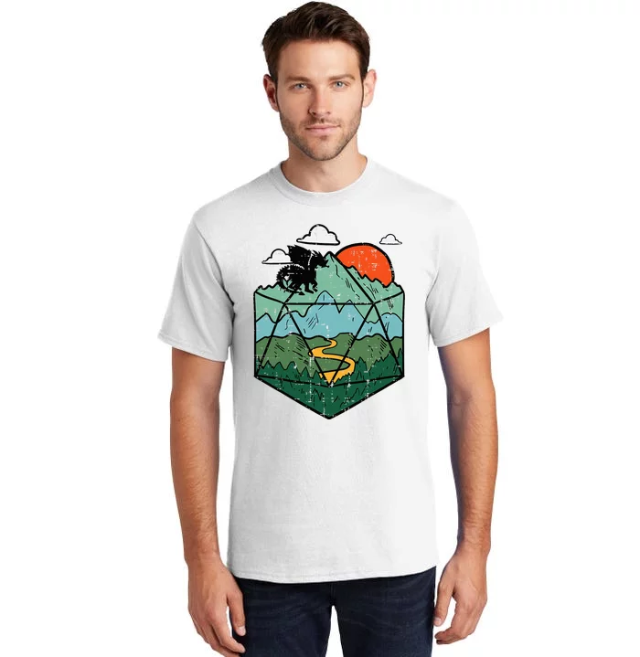 Rpg Mountain Gamer Tall T-Shirt