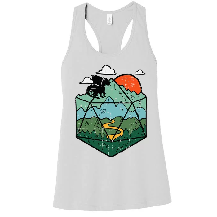 Rpg Mountain Gamer Women's Racerback Tank