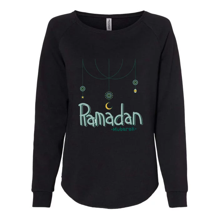 Ramadan Mubarak Gift Ramadan Kareem Womens California Wash Sweatshirt