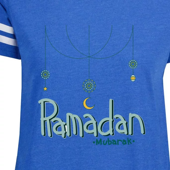 Ramadan Mubarak Gift Ramadan Kareem Enza Ladies Jersey Football T-Shirt