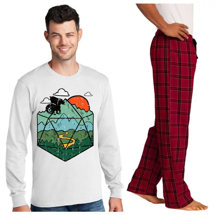 Rpg Mountain Gamer Long Sleeve Pajama Set