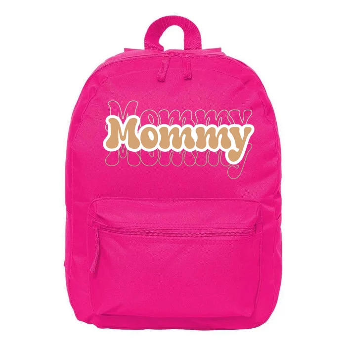 Retro Mommy Gift For Mothers Day 16 in Basic Backpack