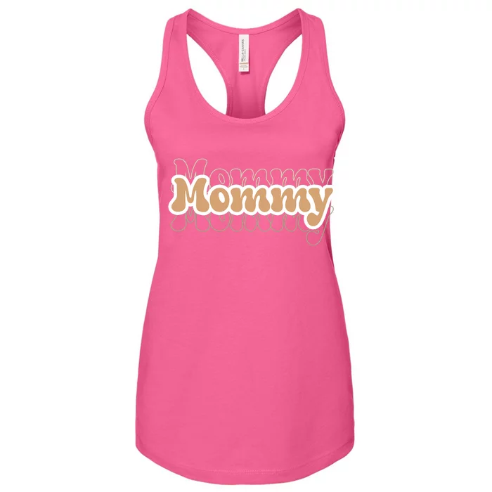 Retro Mommy Gift For Mothers Day Women's Racerback Tank