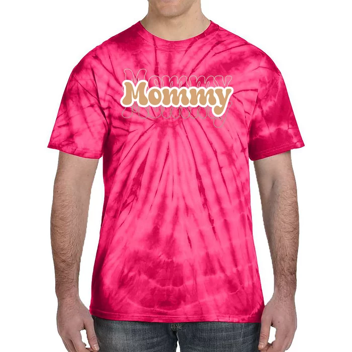 Retro Mommy Gift For Mothers Day Tie-Dye T-Shirt