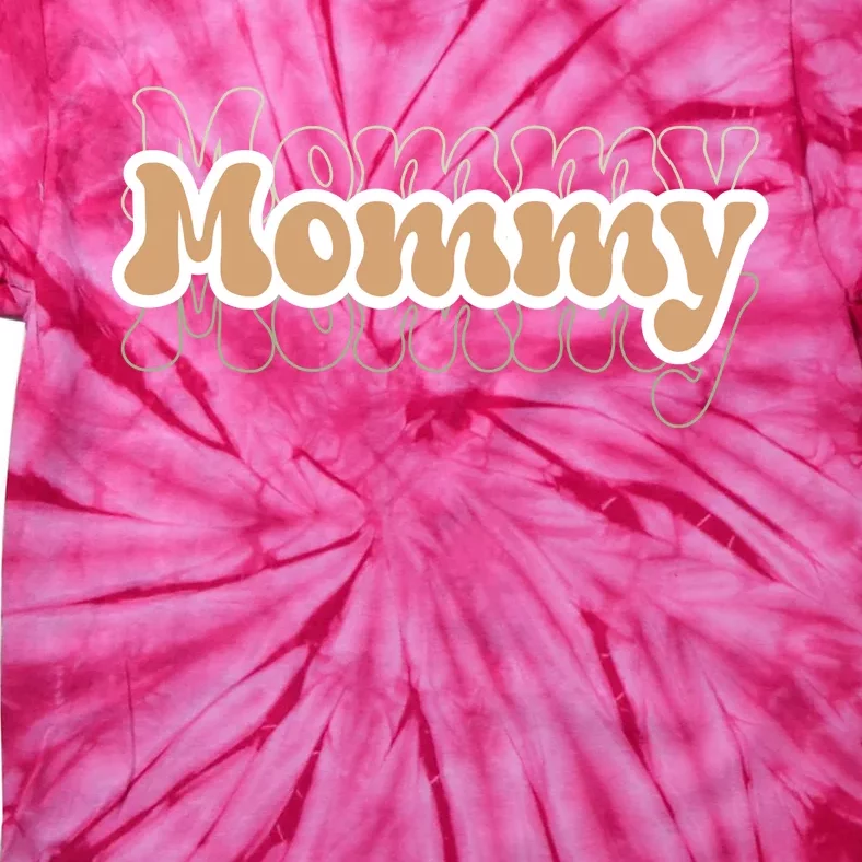 Retro Mommy Gift For Mothers Day Tie-Dye T-Shirt