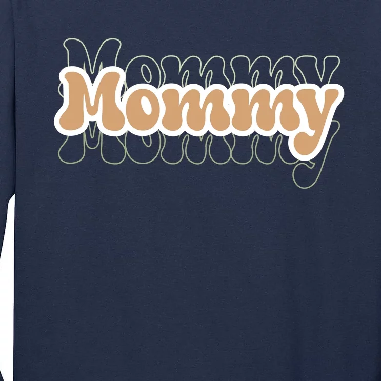 Retro Mommy Gift For Mothers Day Tall Long Sleeve T-Shirt