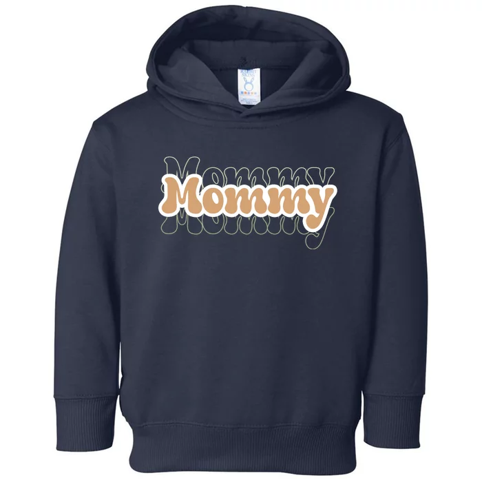 Retro Mommy Gift For Mothers Day Toddler Hoodie