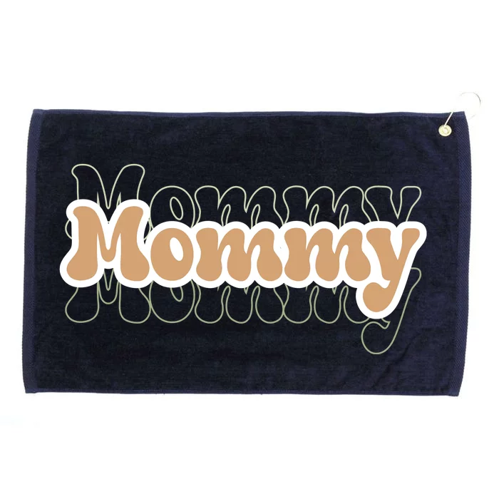 Retro Mommy Gift For Mothers Day Grommeted Golf Towel